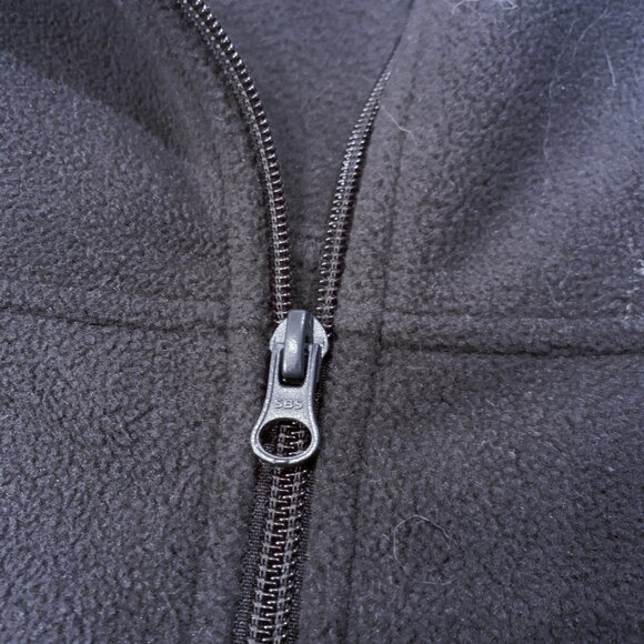 Bass Bro Shops Quarter Zip Men's Sweater Large Black Fleece Camping Hiking - Picture 10 of 11